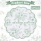 60 Pcs Sage Green Floral Paper Placemats, 13.5 Inch Disposable Scalloped Table Mats Vintage Floral Banquet Place Mats Sage Green Toile Placemat for Table Setting Wedding Bridal Tea Party Supplies